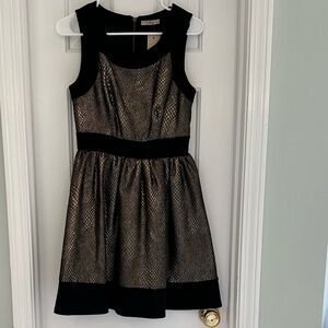 NWT Darling Metallic Gold & Black Cocktail Party Dress size Small - NEW